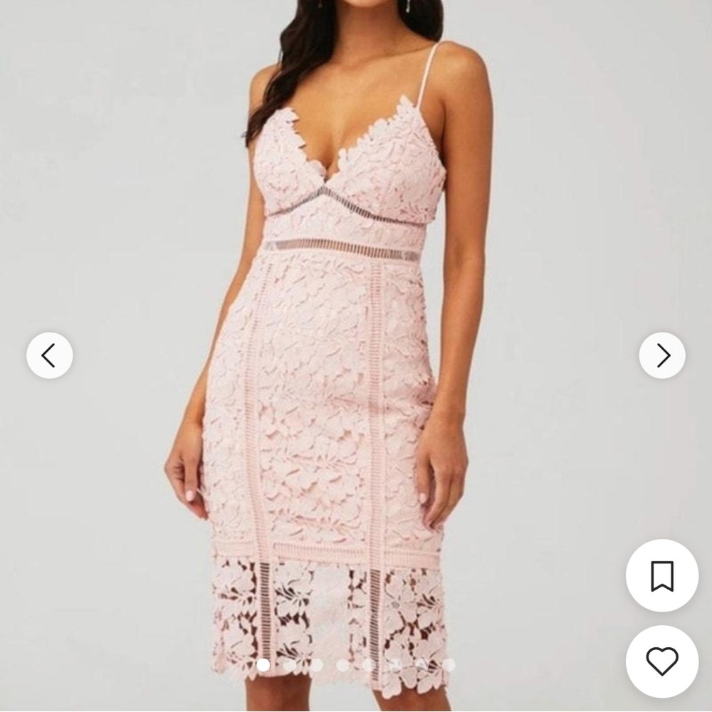 Bardot - Light Pink - Midi Dress - XXS/2 - NWT